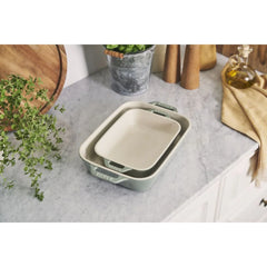 2-pc, Rectangular Baking Dish Set, eucalyptus