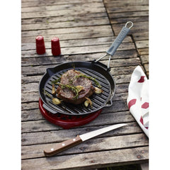 11-inch, Round, 10" Folding Grill - Black, Black Matte