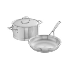 3-pc, 18/10 Stainless Steel, Stainless Steel Cookware Set