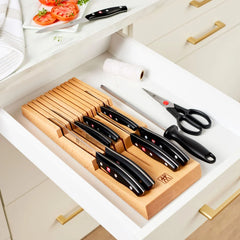 11-pc, Knife block set, natural