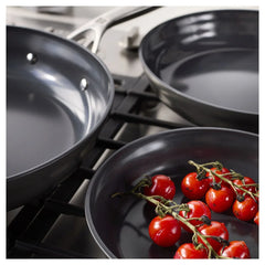 3-pc, Non-stick, Fry Pan Set Ceramic Coating