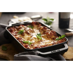 12-x 8-inch, Rectangular, Roasting Pan, Black Matte