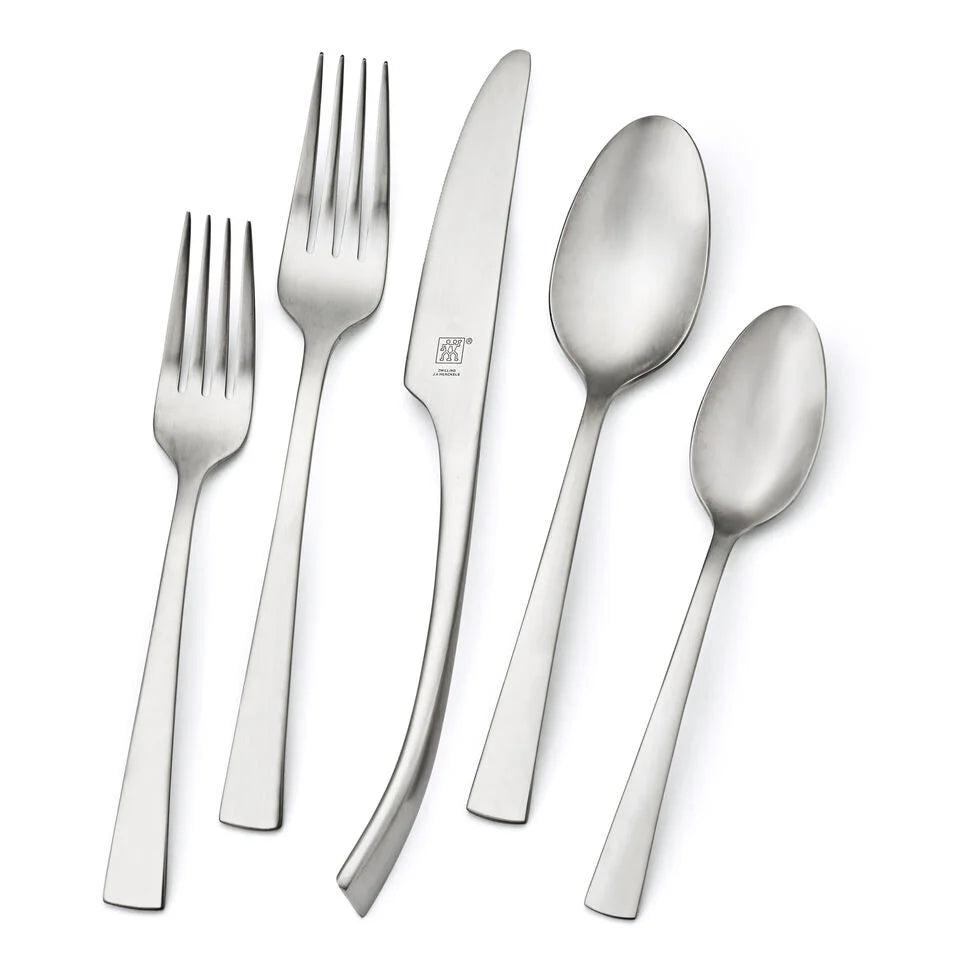 45-pc Satin Flatware Set, 18/10 Stainless Steel