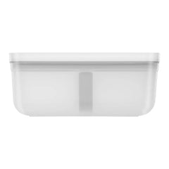 L, Vacuum Lunch Box, Plastic, Semitransparent-grey