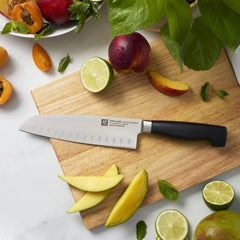 Santoku 7 inch, hollow edge