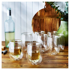 10-oz / 8-pc  Stemless White Wine Glass Set