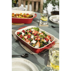 13-x 9.5-inch, Rectangular, Baking Dish, Cherry