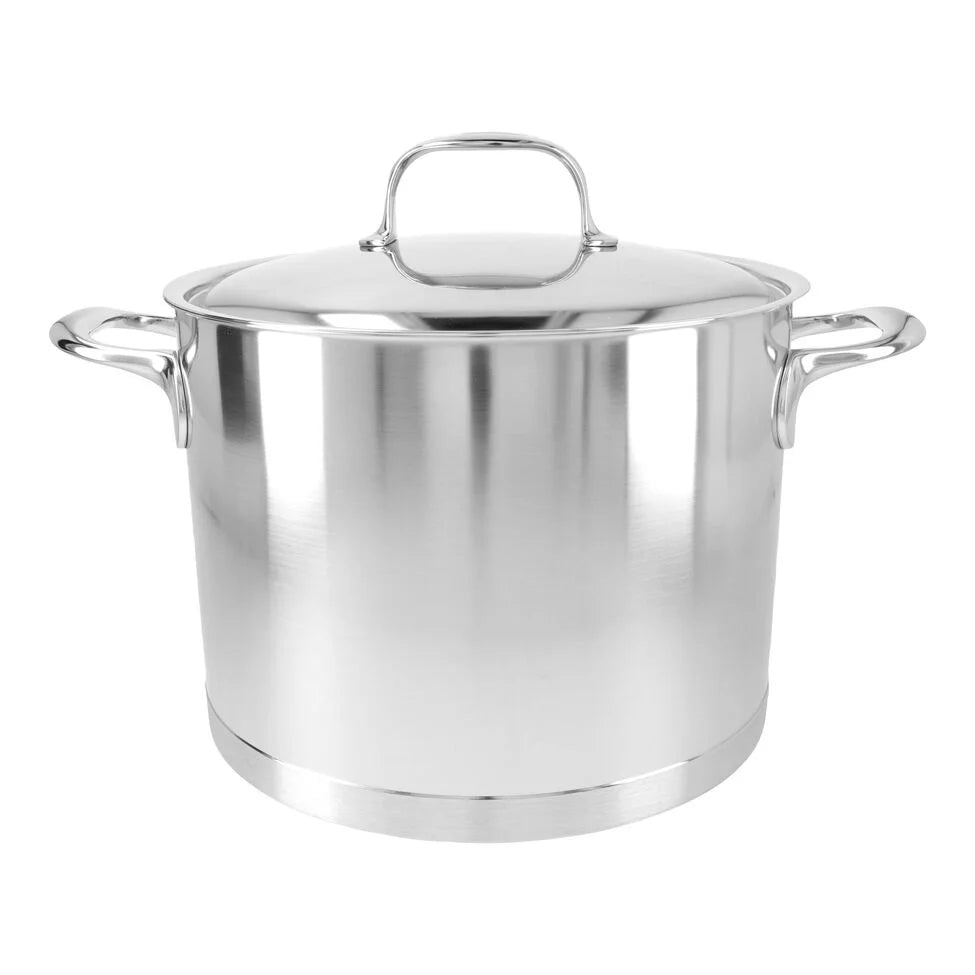 8.5 qt Stock Pot With Lid, 18/10 Stainless Steel