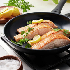 11-inch, Aluminum, Frying Pan Titanium-reinforced Ceramic Non-stick Coating