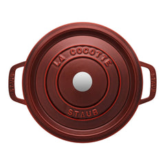 9 qt, Round, Dutch Oven, Grenadine