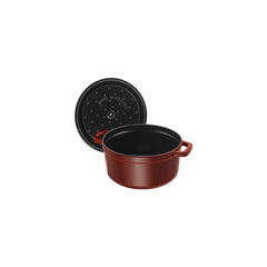 7 qt, Round, Dutch Oven, Grenadine - Factory Second