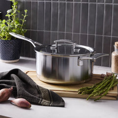 4.25 qt Sauce Pan With Lid, 18/10 Stainless Steel