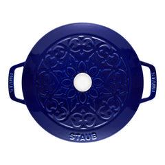 3.75 qt, Essential French Oven Lilly Lid, dark blue