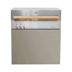 Natural gas grill, taupe