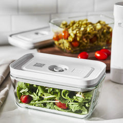 M / 2-pc, Medium Vacuum Container, Glass, Grey