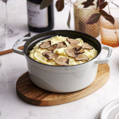4 qt, Round, Dutch Oven, White Truffle