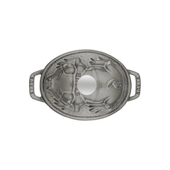 1 qt, Oval, Pig Dutch Oven, Graphite Grey