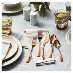 20-pc Rose Gold Flatware Set, 18/10 Stainless Steel, Rose
