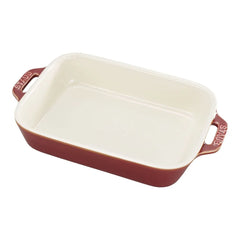 7.5-x 6.5-inch, Rectangular, Baking Dish, Rustic Red