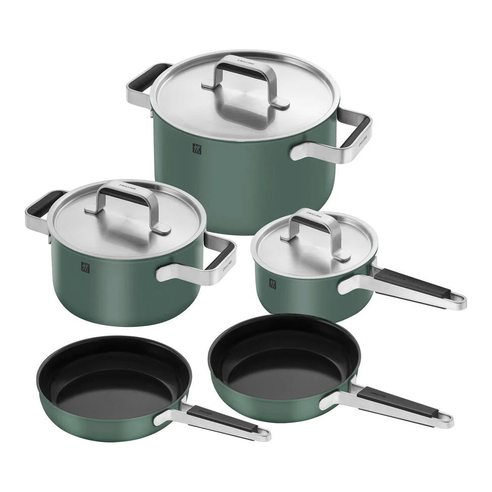 8-pc Stainless Steel Cookware Set, Green
