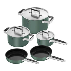 8-pc Stainless Steel Cookware Set, Green