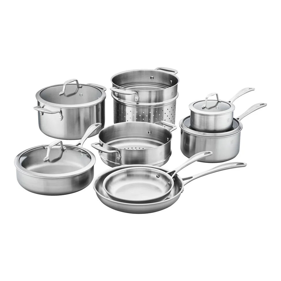 12-pc, Stainless Steel, Cookware Set