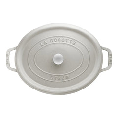 5.75 qt, Oval, Dutch Oven, White Truffle