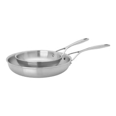 2-pc, 18/10 Stainless Steel, Frying Pan Set