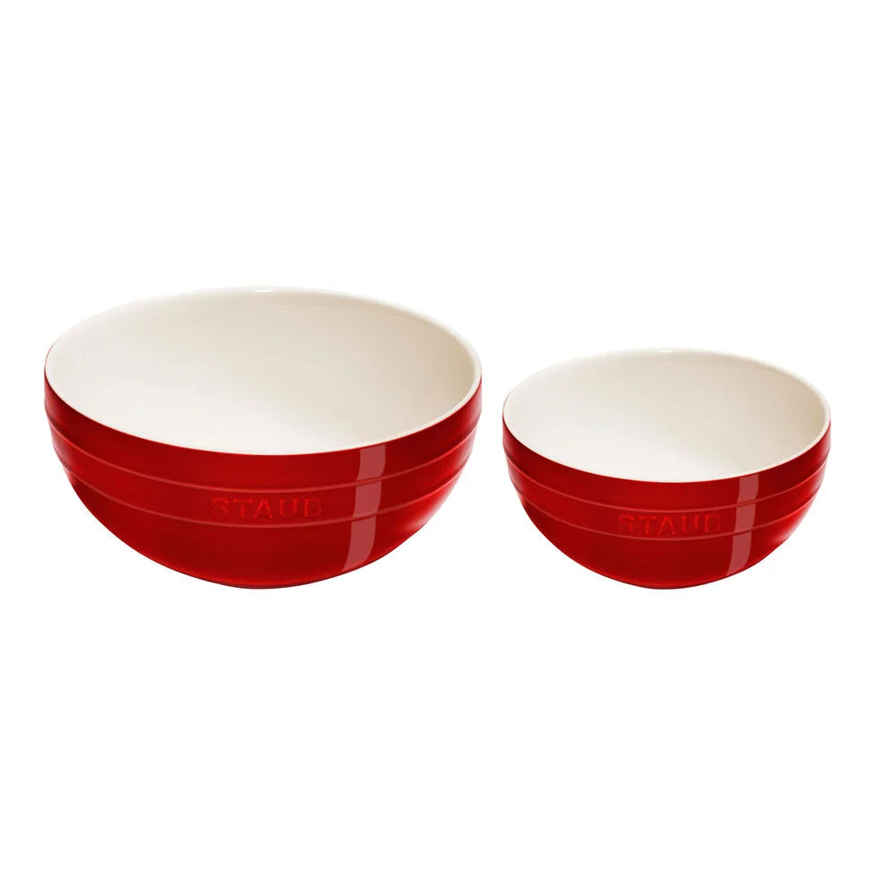 2-pc, Large Mixing Bowl Set, cherry