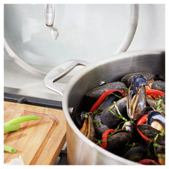 8 qt, Stainless Steel Dutch Oven