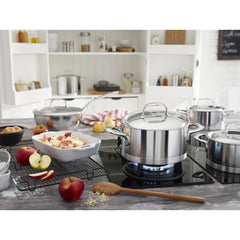 5.5 qt, 18/10 Stainless Steel, Dutch Oven With Lid
