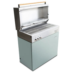 Propane gas grill, pool
