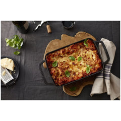 12-x 8-inch, Rectangular, Roasting Pan, Black Matte