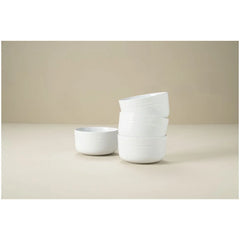 4-pc, Cereal Bowl Set, white
