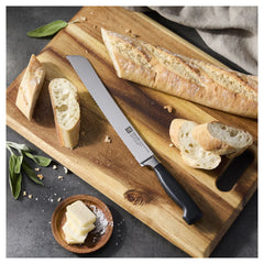 Country Bread Knife 9 inch, inverted serrated edge