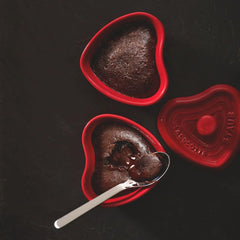 3-pc, Mini Heart Dutch Oven Set, cherry